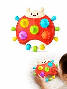 Rocking Sound & Light Crab Rattle Baby Toy, 0-2 Years Old Infant Hand-Grip Ball, Early Education Music Enlightenment Educational Toy - Multicolor - View 13