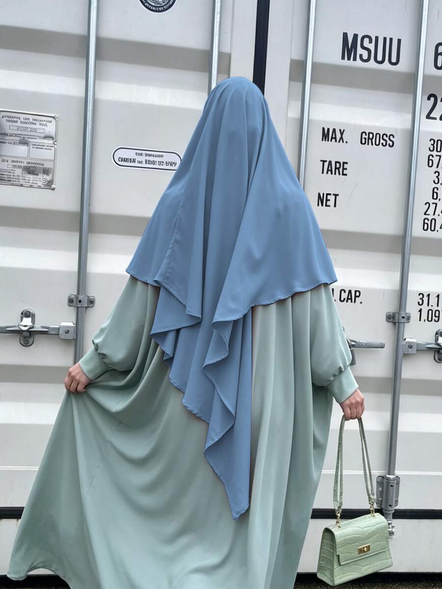 Hijab Polos dan Sederhana untuk Wanita, Cocok untuk Musim Semi, Musim Panas, Musim Gugur, dan Musim Dingin. - MultiWarna - View 1