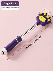 Retractable Cat Paw Back Scratcher, Combines Scratching, Massage, And Tapping, Suitable For Office And Home Daily Relaxation, Also A Fun Gift And Decoration For Halloween, Christmas And Various Holidays - Multicolor - View 13