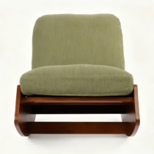 Comfortable Rocking Chair, High-Quality Upholstered Armchair, Solid Wood Frame, Perfect For Various Living Areas, Accent Reading Chair For Bedroom And Living Room - 綠色 - 查看 10
