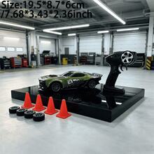 1pc/Set 4WD Remote Control Car Toy, 1:24 Scale RC Racing Car Model Toy, 2.4GHz Remote Control Drift Toy Car, Built-In Light Effects, Children's Toy, Outdoor Toy, Educational Toy, Stress Relief Toy, Remote Control Toy - Multicolor - View 7