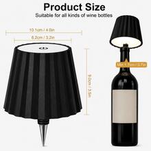 LED Rechargeable Touch Night Light - RGB Multicolor Light, USB Interface, Switch Control Sensor, Atmosphere Bottle Light, Room Decoration, DIY Bottle, Perfect For Living Room, Bedroom, Dining Room, Bar Decoration, Ideal Gift - Desk Lamp - View 15