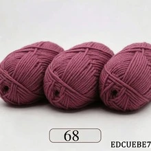 EDCUEBE7 Mixed Color 5-Ply Milk Yarn, Common Colors, Suitable For Crochet - Applicable For Mats, Carpets, Clothes, Scarves And Beginner DIY Projects - 50g Milk Cotton - View 30