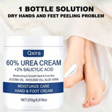Qxira Krim Perawatan Tangan & Kaki Urea, Melembapkan & Menghidrasi, Cocok untuk Kulit Kering Kasar, Mengembalikan Kulit Halus Lembut, Hidrasi Instan untuk Kulit Pecah-pecah, Kaya Konsentrasi Tinggi Urea - 250g - View 4