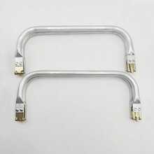 2pcs Aluminum Square Mouth Purse Clasp With Kiss Lock Closure And Inner Tube Support Structure, Metal Hardware Accessories For Wallet Making, Crochet Bag, Makeup Bag, Jewelry Box, Handbag, Woven Bag Creative Handmade Crafts, Old Bag Repair And Modification, Bag Frame Material, Durable Metal, DIY Bag Accessories - Multiple Styles - View 13