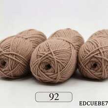 EDCUEBE7 Mixed Color 5-Ply Milk Yarn, Common Colors, Suitable For Crochet - Applicable For Mats, Carpets, Clothes, Scarves And Beginner DIY Projects - 50g Milk Cotton - View 69