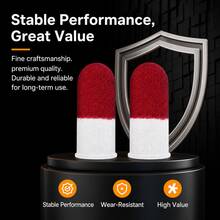 20pcs Famicom Gaming Finger Sleeves Gloves For Mobile Games Or Games For Touch Screen Devices Gaming Finger Protector, Sweat-Proof And Breathable, Smooth Gliding, Lightweight And Comfortable, Designed To Enhance Players' Gaming Experience Game Finger Cover, With Storage Bag - Multicolor - View 6