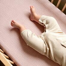 Muslin Bassinet Sheets, 2 Packs Fitted Sheets For Bassinet Mattress, Soft And Breathable Cotton, Easy Care For Machine Wash, Gift For Boy And Girl - Multicolor - View 8