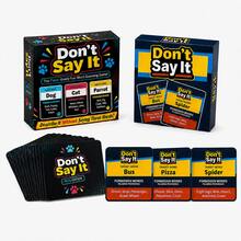 2pcs Don't Say It Popular Party Card Game, Selected Word Cards With Rounded Corners And Scratch-Resistant Craftsmanship. Extremely Portable, Start Fun Times Anywhere, Essential Social Choice For Camping, Travel And Various Gatherings, Also A Highly International Style Holiday Gift, Suitable For Halloween, Christmas Entertainment - Multicolor - View 9
