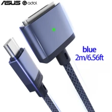 Kabel Pengisian Daya ASUS 140W PD3.1 USB-C ke Magnetik 3 Jalinan, Kabel Laptop Magnetik dengan Lampu Indikator 6,6 Kaki untuk MacBook Pro Air M2 M3 M4 M5, 14 Inci 16 Inci 13 Inci 15 Inci Versi 2022-2026 - View 14