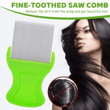 Stainless Steel Lice Comb, Hair Brush With Ultra-Fine Teeth For Removing Lice And Dirt - View 2