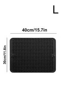 1pc/2pcs, Non-Slip Silicone Dish Drying Mat, Kitchen Countertop Drainage Mat, Heat-Resistant Silicone Draining Mat, Non-Slip Quick-Dry, Silicone Material, Soft Durable Heat-Resistant Mold-Resistant, 16" X 12"/12" X 6", Suitable For Kitchen Countertop/Sink/Refrigerator/Drawer Liner, Dishwasher Easy To Clean, Suitable For Home Kitchen/Dorm/Restaurant - Multicolor - View 12