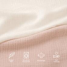 Muslin Bassinet Sheets, 2 Packs Fitted Sheets For Bassinet Mattress, Soft And Breathable Cotton, Easy Care For Machine Wash, Gift For Boy And Girl - Multicolor - View 6