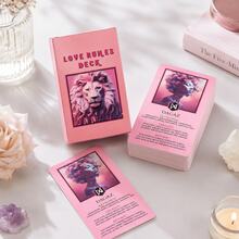 Self-Love Affirmation Rune Card Deck - This Set Of Tarot Oracle Cards, Emotional Guidance Desktop Guide Cards Suitable For Gatherings, Parties, Team Activities, Holidays, Also Can Be Given As A Gift - Pink Runi - View 8