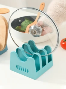 Kitchen Organizer Rust-Proof Utensil Holder Pot Lid Storage Rack Plate Rack Kitchen Storage Organizer Kitchen Utensil Organizer Cooking Utensils For Dishes Bowls Cups Pots Lid Cutting Board Drying Rack Bookshelf Kitchen Essentials - Multicolor - View 8