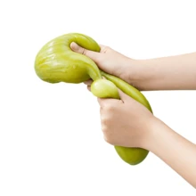 1pc Trending Viral Oversized Realistic Pickle Maltose Filled Toy, Stretchable Soft Stress Relief Squeeze Toy, Funny Novelty Sensory Toy For Adults, Desktop Decor & Birthday Surprise Gift - Multicolor - View 2