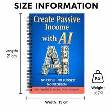 ChatGPT AI Online Income Creative Guide, Futuristic Robot Cover, Prompt Inspiration Handbook For Creators, Students And Digital Workers, ChatGPT AI Side Hustle Money-Making Hardcover Notebook, Tech Style Dollar Robot Cover, Online Side Hustle Monetization Tutorial, Business Entrepreneurship Wealth Planning Notebook, Matte Laminated Hardcover, Waterproof, Scratch-Resistant, Thick, No Ink Bleed - C-colorful - View 6