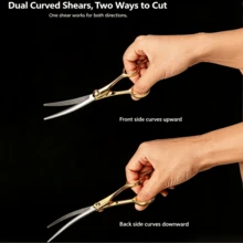 Professional Pet Grooming Scissors 4pcs Set 7 Inch Galvanized Straight Curved Thinning Scissors Cat Dog Hair Trimming Tool, Premium Pet Grooming Scissors Set, Stainless Steel Scissors, Pet Grooming Scissors - View 5