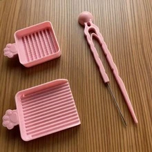 Set 3 Alat Pelebur Manik Perler - Pinset Jarum Tunggal, Baki Penyelarasan, dan Sendok Manik, Cocok untuk Manik Buatan Tangan 2,6 mm, Aksesori Seni Manik DIY Penting, Penyimpanan Peleburan Manik, dan Alat Bantu - beraneka warna - View 7