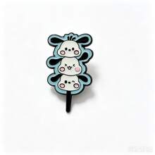 SANRIO 1件可愛卡通三麗鷗胸針，萬聖節與聖誕節金屬徽章，Hello Kitty胸針，柔美甜美貓咪合金包包配件針 - 彩色 - 查看 16