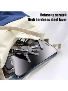 CASECOPS 3PCS Full Coverage Matte Privacy Screen Protector, For IPhone 18 Pro Max/17 Pro Max, Made Of 9H+ Hardness Tempered Glass, Anti-Drop Anti-Collision, Anti-Fingerprint, Anti-Scratch, Compatible Phone Cases - 3PCS - View 7