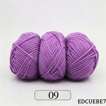 EDCUEBE7 Mixed Color 5-Ply Milk Yarn, Common Colors, Suitable For Crochet - Applicable For Mats, Carpets, Clothes, Scarves And Beginner DIY Projects - 50g Milk Cotton - View 16