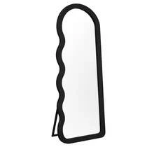 Wave Arch Shaped Freestanding Full Body Mirror, 60*160cm Decorative Full Length Dressing Mirror, Home Floor Mirror For Dressing Room & Entryway, Random Color - 60*160cm - View 6