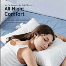 2/4 buah Sumbat Telinga Silikon Kedap Suara Warna Putih, Tahan Air, Cocok untuk Berenang, Tidur, Menyelam, Berselancar, Lembut dan Nyaman (Model Acak) - A - View 11