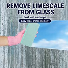 9/6/3pcs Glass Limescale Sponge Scrubber Cleaning Cloth, Suitable For Home Bathroom Mirror, Shower Room Tiles, Floor Wall Cleaning, Easy To Remove Limescale Water Stains Water Marks, Multi-Purpose Window Glass Cleaning Tool - Double-sided Magic Eraser - View 2