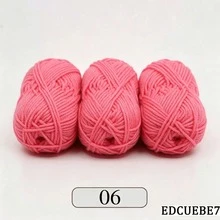 EDCUEBE7 Mixed Color 5-Ply Milk Yarn, Common Colors, Suitable For Crochet - Applicable For Mats, Carpets, Clothes, Scarves And Beginner DIY Projects - 50g Milk Cotton - View 62