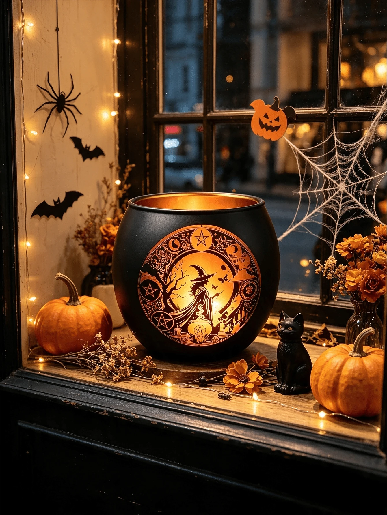 1 chiếc giá đỡ nến phù thủy phong cách Gothic, dùng để giữ nến, trang trí Halloween, tạo không khí rùng rợn, phù hợp cho tiệc lễ hội và trưng bày tại nhà, phong cách ma thuật Gothic, quà tặng Halloween hoàn hảo cho bạn bè - Nhiều mẫu - Xem 1