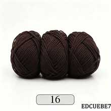 EDCUEBE7 Mixed Color 5-Ply Milk Yarn, Common Colors, Suitable For Crochet - Applicable For Mats, Carpets, Clothes, Scarves And Beginner DIY Projects - 50g Milk Cotton - View 20