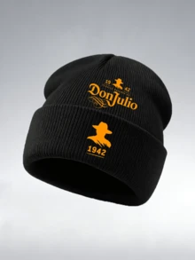 1件/2件裝復古「Don Julio」個性化字母圖案印花中性針織毛帽與斜跨包，街頭時尚戶外運動針織帽與包，可調節，送給自己或朋友的禮物 - 彩色 - 查看 11
