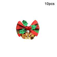 1pc/10pcs Mini Christmas Bell Set With Ribbon Bow, Gold Bells, Photo Props, Christmas Tree Hanging Ornaments, Christmas Tree Decoration, Gift Accents, Suitable For Party, Wedding, Birthday Scenes - Mini Bow Bell - View 13