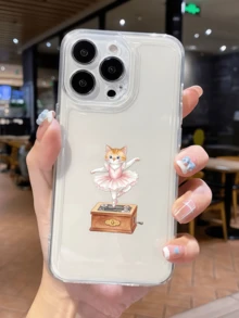 50pcs Watercolor Cute Pet Cat Transparent Stickers, Adorable Kitten Decals, Suitable For Water Bottles, Desktops, Scrapbooks, Pencil Holders, Storage Boxes, Helmets, Personalized Decorative Material Birthday Gift - Multicolor - View 3