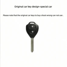 TPU 鑰匙遙控器保護套，適用於 Corolla、VIOS、Camry、Yaris、RAV4、HiLux、Cruiser、Fortuner，為無鑰匙進入遙控配件提供耐用保護 - A - 查看 5