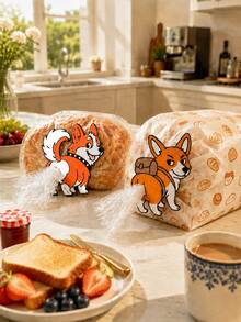 Corgi Butt Bread Clip & Snack Holder - 3D Printed Corgi Shaped Plastic Bag Holder With Corgi Butt Design, Lightweight Kitchen Storage Accessory, Suitable For Bread, Snacks, Cabinet Decor - Pet Lover Gift, Corgi Themed Home Decor - Multicolor - View 12