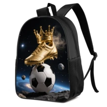 Colorful Soccer Print Backpack, Vibrant Sports Style Casual Backpack, Large Capacity Student Daily Commute School Bag - Backpack - View 16