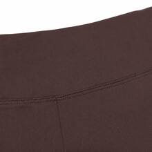 Women's Casual, Commute, Sports, Elegant, Modern Workplace Flared Trousers In Brown, Slim Fit, Summer Spring - Coffee Brown - View 5