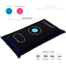 Crystals Reusable Car Dehumidifier Gel Bags 500g – Moisture Absorber - Black - 2 - View 3