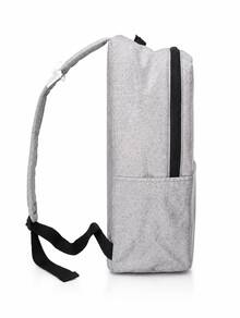 Adidas SPORT BACKPACK Casual Sports Fitness Backpack Material New Style Unisex Gray Student Travel Backpack - Light Grey - View 5