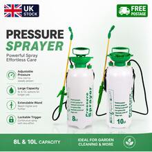 Pressure Spray Bottle Garden Sprayer Portable Hand Pump 8, 10L Spray Bottle - Green - View 1