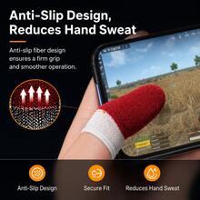 20pcs Famicom Gaming Finger Sleeves Gloves For Mobile Games Or Games For Touch Screen Devices Gaming Finger Protector, Sweat-Proof And Breathable, Smooth Gliding, Lightweight And Comfortable, Designed To Enhance Players' Gaming Experience Game Finger Cover, With Storage Bag - Multicolor - View 7