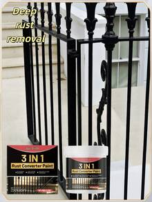 Rust-Proof Primer Water-Based Metal Rust-Proof Primer Waterproof Deep Rust-Proof Corrosion-Resistant Primer Instant Conversion, Forms Black Polymer Protective Layer Household Essential Excellent Rust Removal Effect Saves Energy And Time Practical Gift For Family And Friends - A - View 3