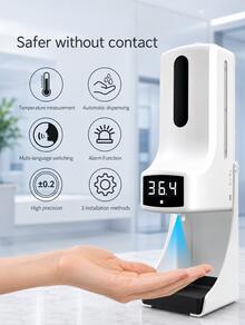 Sanitizing Gel Dispenser With Thermometer K9 Pro Kit - White - View 2