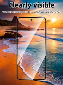 4pcs Privacy Tempered Glass Screen Protector, Compatible With Huawei/Honor, Anti-Spy, High Hardness, Anti-Peeping, Anti-Drop, Anti-Scratch, Anti-Fingerprint, Easy Installation, Phone Case Friendly - Black - View 10