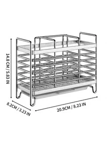 Stainless Steel Chopstick Holder, Wall-Mounted Kitchen Utensil Storage Rack, Rust-Proof Space-Saving Storage Box, Countertop And Wall Installation, Suitable For Home And Commercial Kitchens - Multiple Styles and Colors - View 14