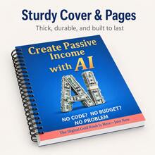 ChatGPT AI Online Income Creative Guide, Futuristic Robot Cover, Prompt Inspiration Handbook For Creators, Students And Digital Workers, ChatGPT AI Side Hustle Money-Making Hardcover Notebook, Tech Style Dollar Robot Cover, Online Side Hustle Monetization Tutorial, Business Entrepreneurship Wealth Planning Notebook, Matte Laminated Hardcover, Waterproof, Scratch-Resistant, Thick, No Ink Bleed - C-colorful - View 7