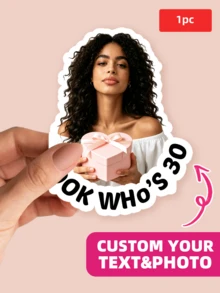 1/10/50/100pcs Stiker Berbentuk Potret yang Dapat Disesuaikan, Stiker Vinyl Foto yang Dipersonalisasi untuk Hadiah Ulang Tahun, Penyegelan Kotak Hadiah, Dekorasi Pesta, Berbagai Ukuran untuk Pasangan, Keluarga, Pertemuan Teman dan Perayaan Bertema - Multiwarna 2 - View 38