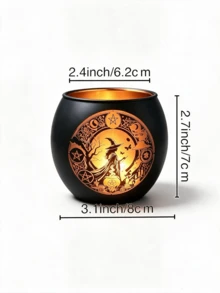1 chiếc giá đỡ nến phù thủy phong cách Gothic, dùng để giữ nến, trang trí Halloween, tạo không khí rùng rợn, phù hợp cho tiệc lễ hội và trưng bày tại nhà, phong cách ma thuật Gothic, quà tặng Halloween hoàn hảo cho bạn bè - Nhiều mẫu - Xem 8